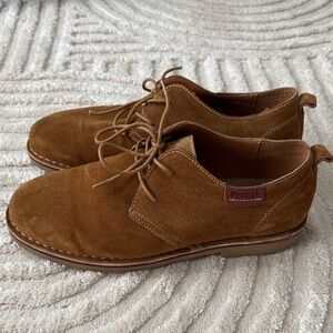 Men’s Propet Brown Suede Derby Shoes